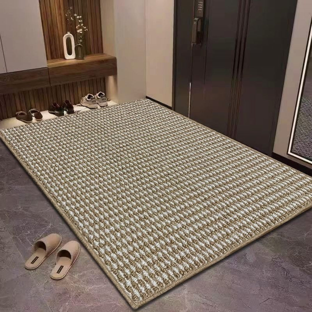 Textured Natural Fibre Door Mat With Absorbent Non-Slip Base - Image 9