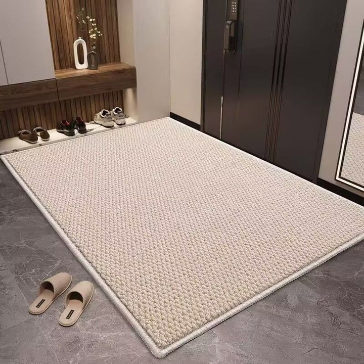 Textured Natural Fibre Door Mat With Absorbent Non-Slip Base - Image 7