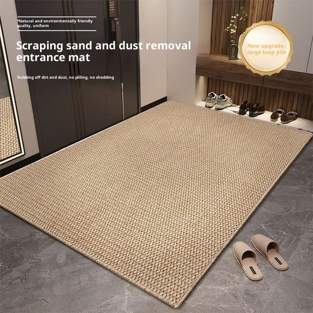 Textured Natural Fibre Door Mat With Absorbent Non-Slip Base - Image 10