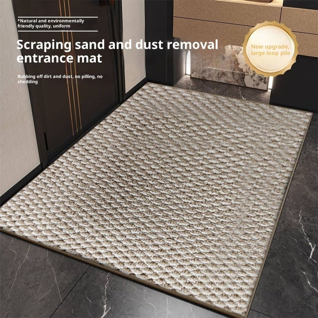 Textured Natural Fibre Door Mat With Absorbent Non-Slip Base - Image 11