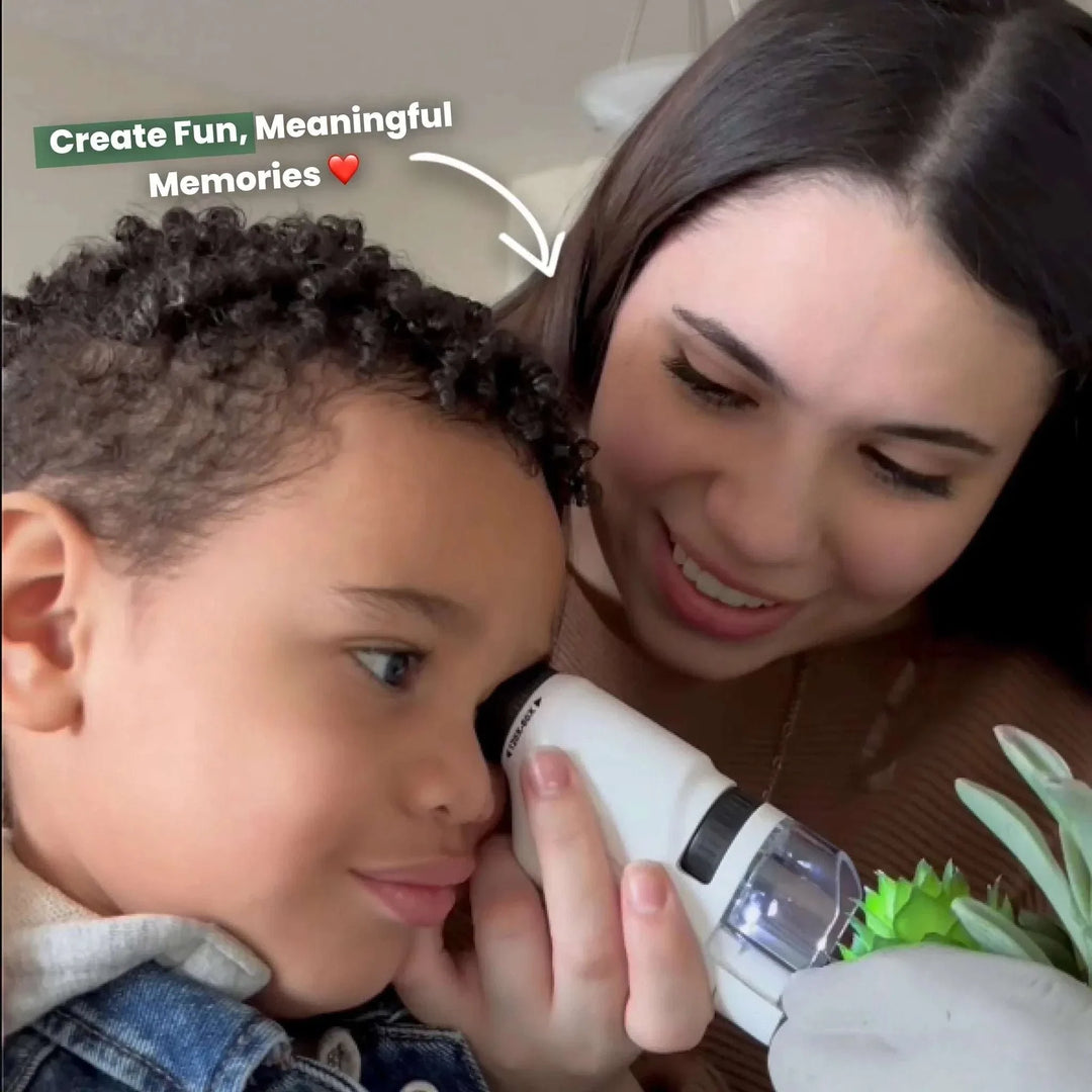 Kids Microscope for Outdoor Nature Exploration – STEM Science Toy