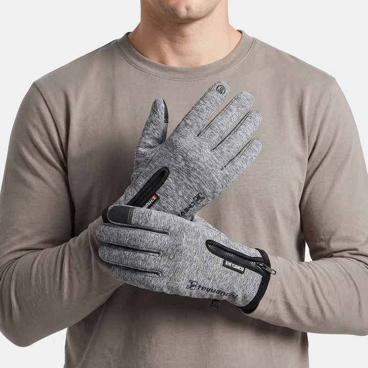 Thermal Fishing Gloves With Water-Resistant Construction Fleece Lining And Touchscreen Fingertips - Image 1