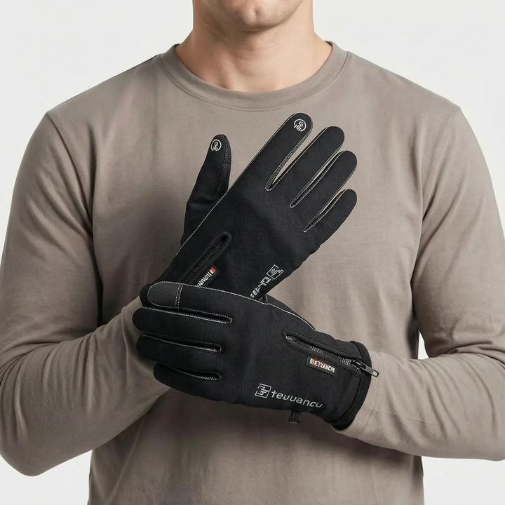 Thermal Fishing Gloves With Water-Resistant Construction Fleece Lining And Touchscreen Fingertips - Image 3