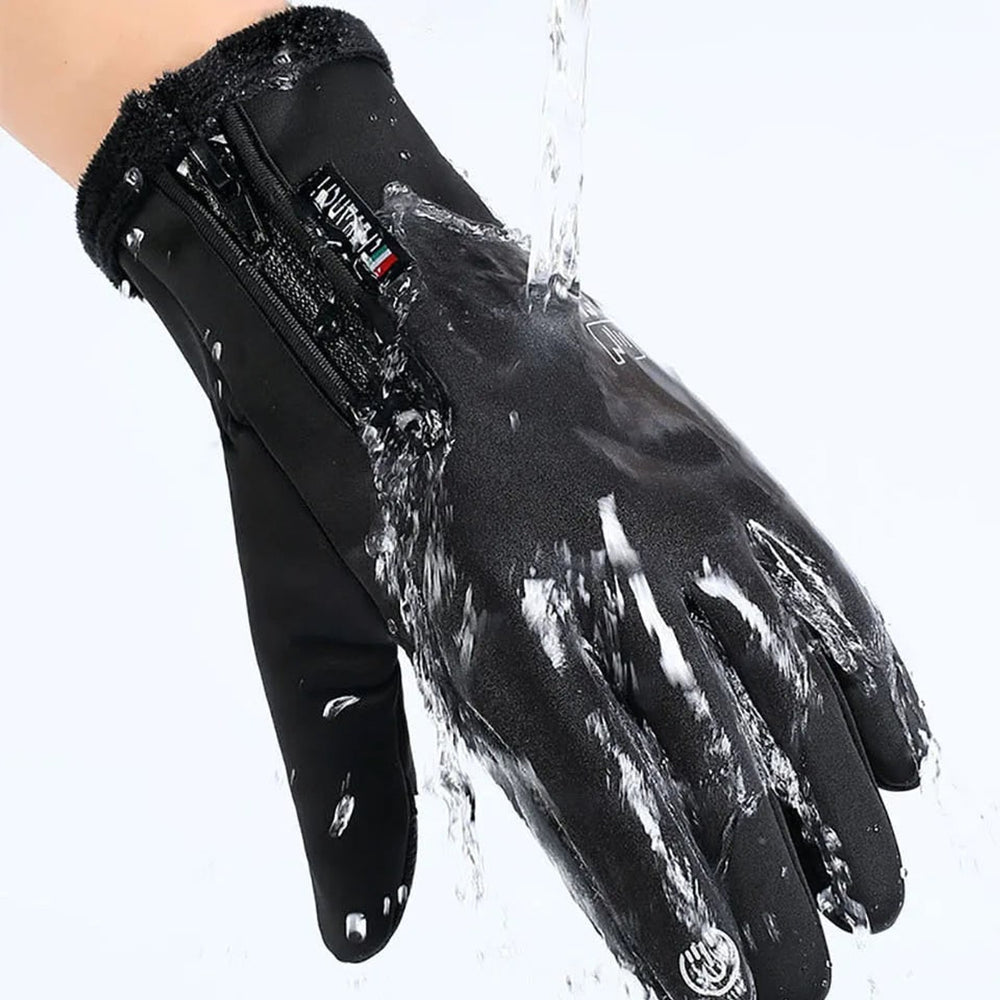 Thermal Fishing Gloves With Water-Resistant Construction Fleece Lining And Touchscreen Fingertips - Image 7
