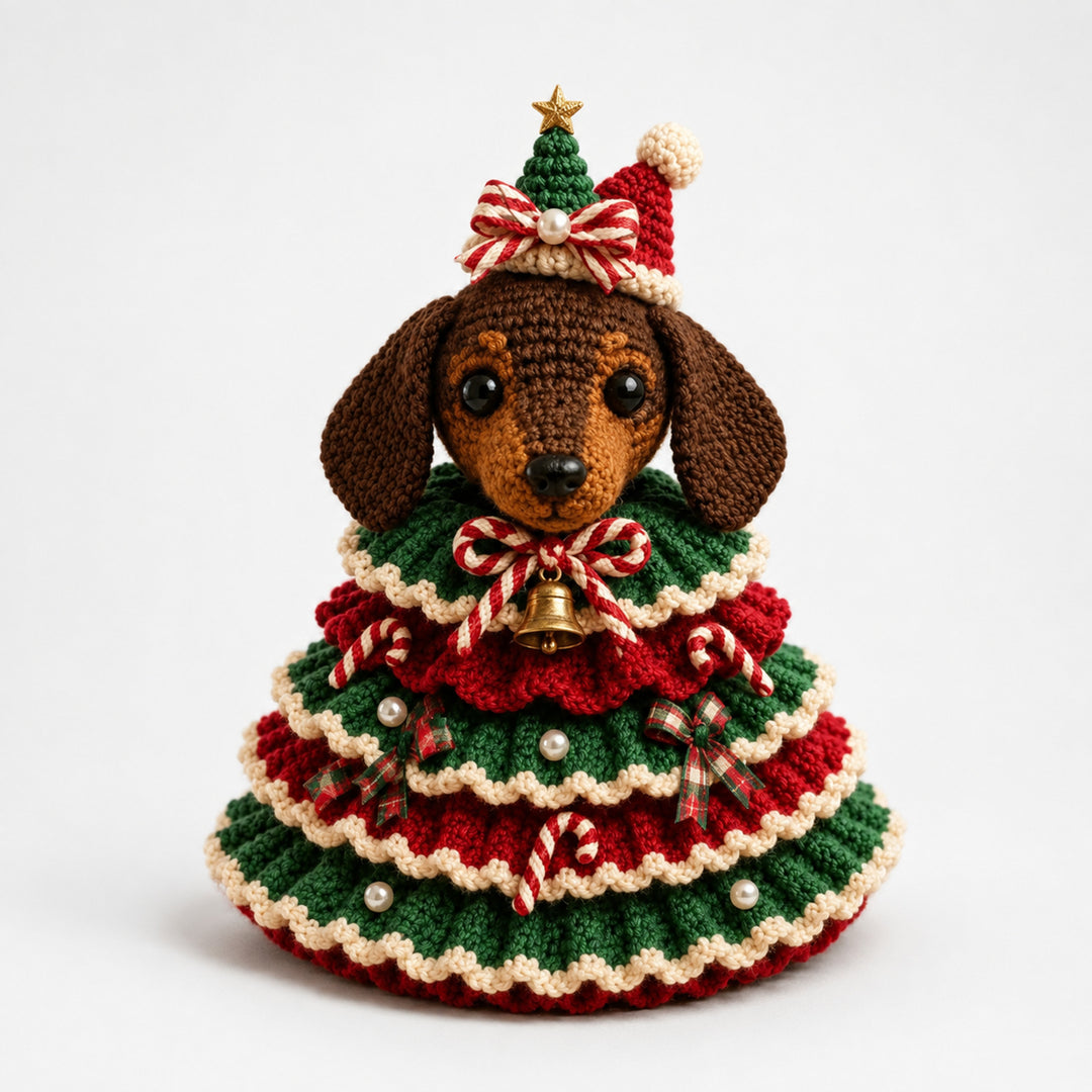 Tiered Animal Christmas Crochet Ornament Kit - Image 5