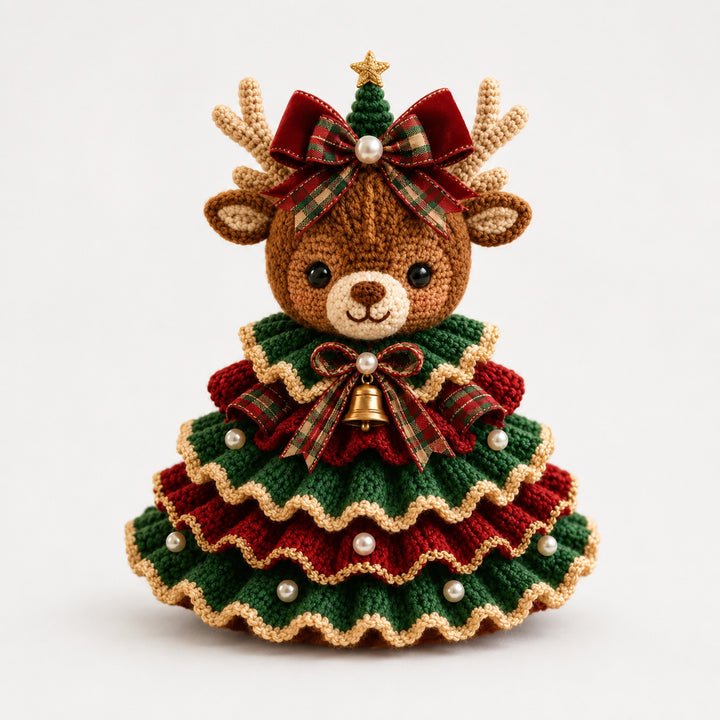 Tiered Animal Christmas Crochet Ornament Kit - Image 6