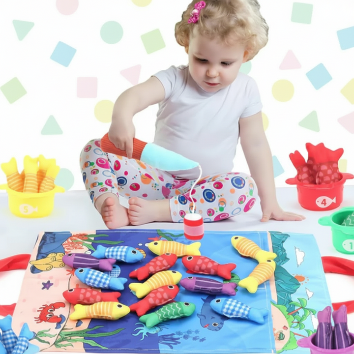 Gioco Pesca Bambini Magnetico Montessori Educativo