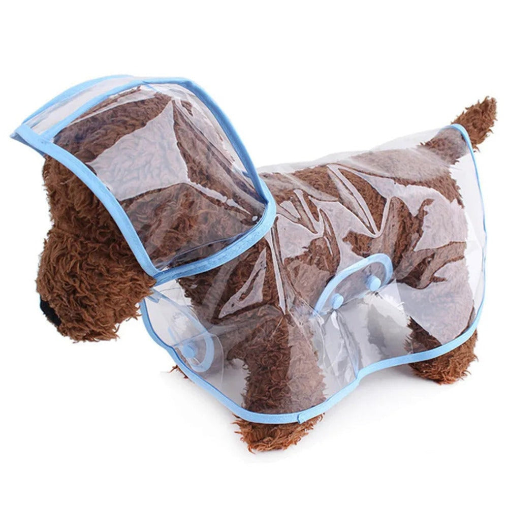 Transparent Hooded Pet Raincoat Waterproof Dog Raincoat For Rainy Walks - Image 3