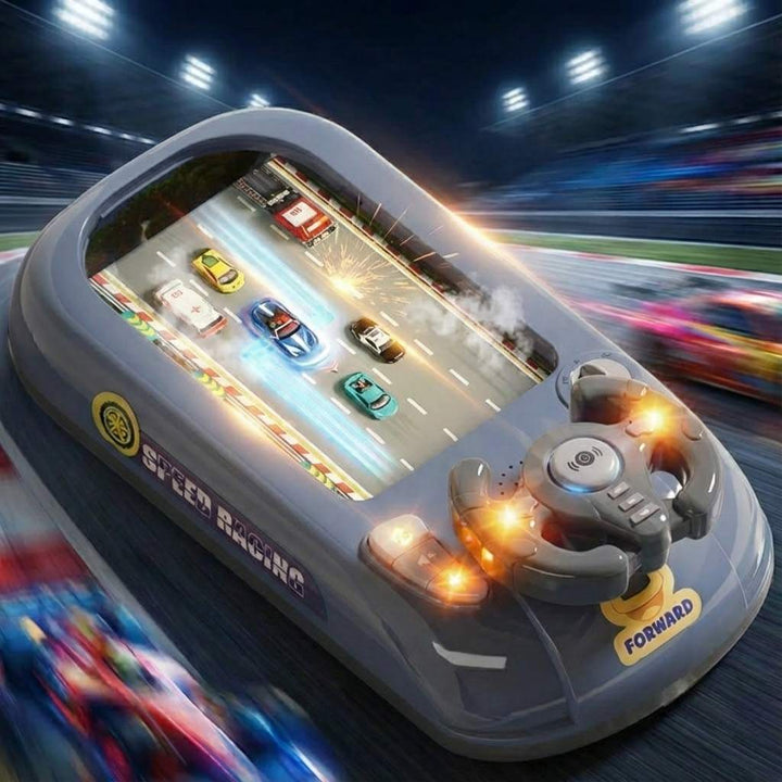 Interactive Steering Wheel Toy with 200 Challenges – Screen-Free Racing Game for Kids