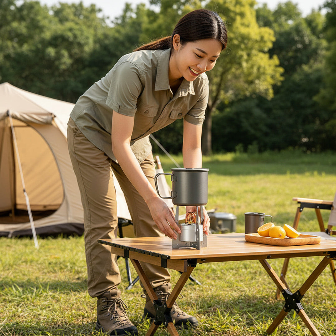 Ultralight Alcohol Burner Stove For Camping And Backpacking - Image 3