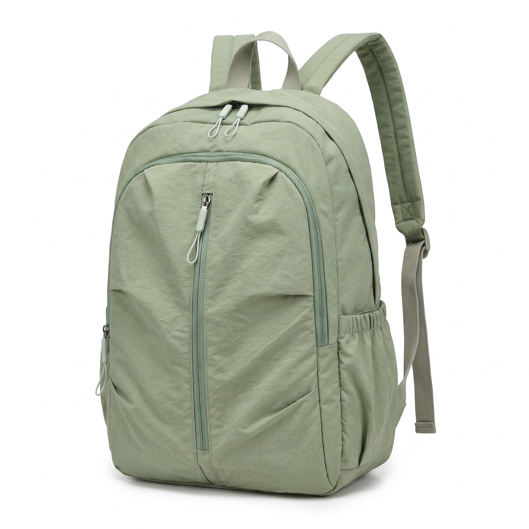 Multifunction Travel Backpack with Adjustable Straps and Side Pockets - Army Green