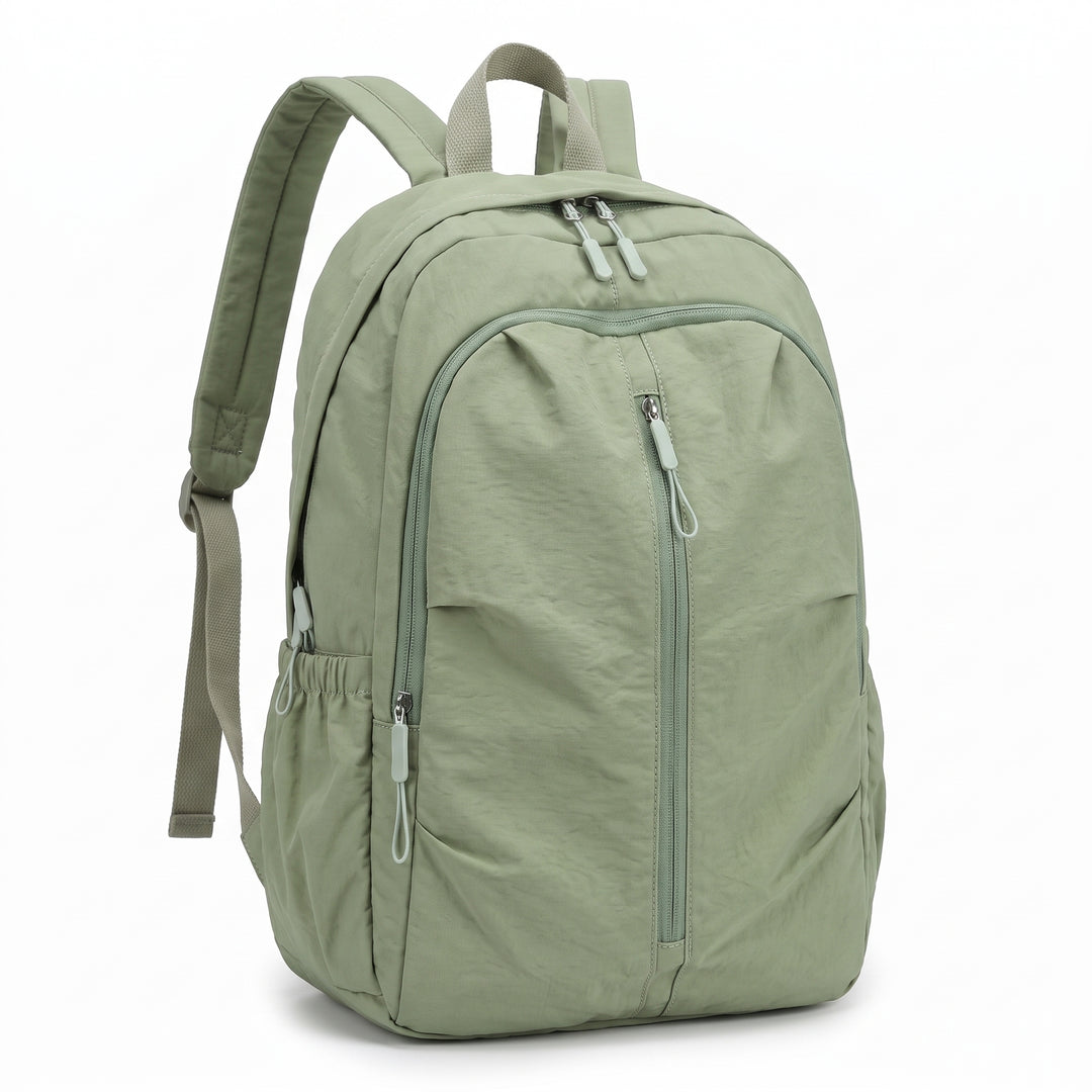 Multifunction Travel Backpack with Adjustable Straps and Side Pockets - Black