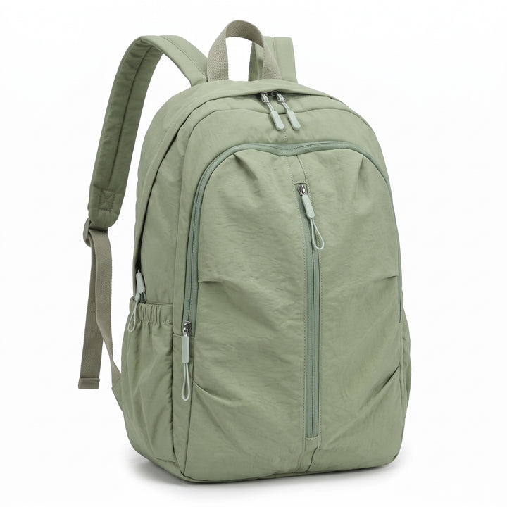 Multifunction Travel Backpack with Adjustable Straps and Side Pockets - Black