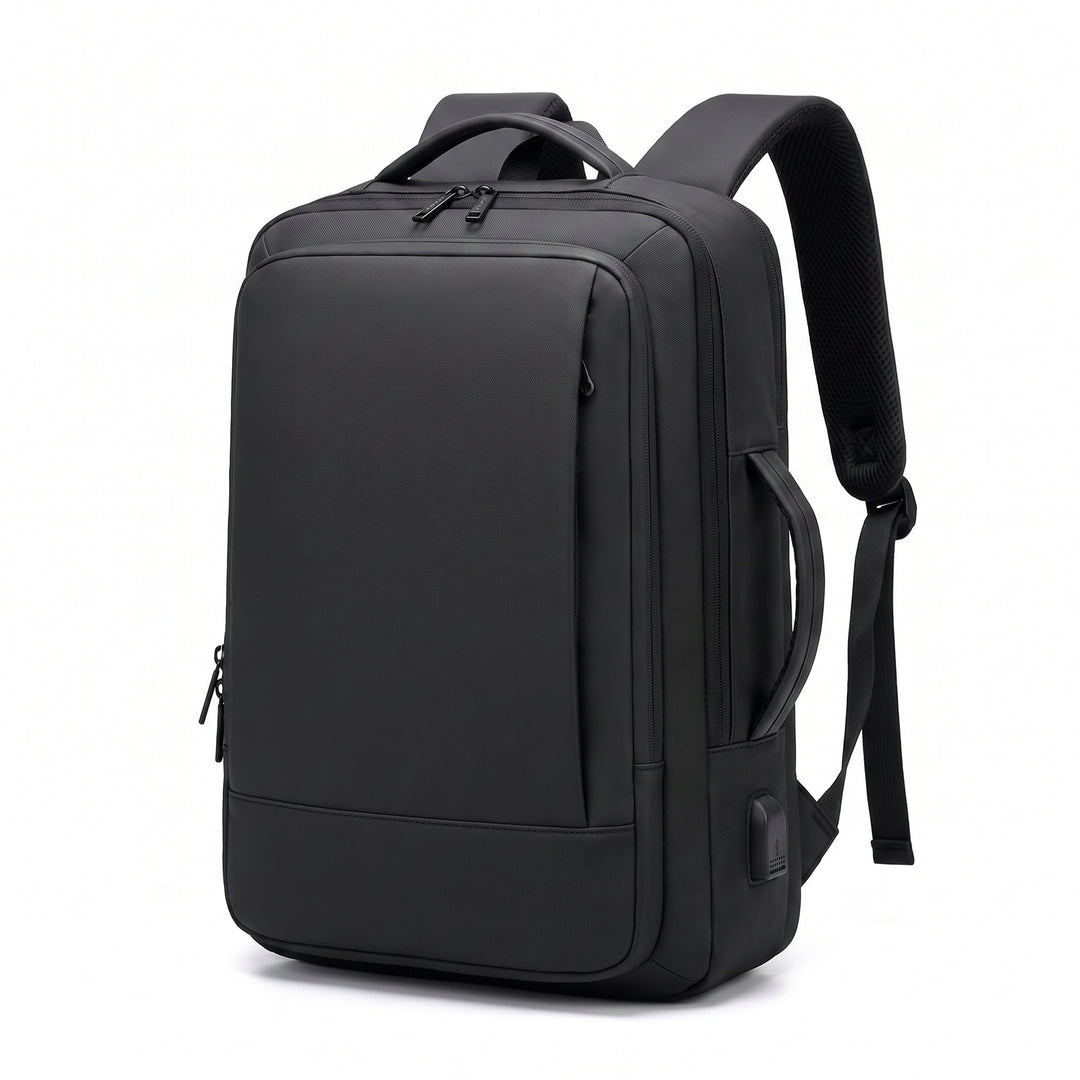 Laptop Backpack with Supportive Secure Design and Top Handle - Dark Gray