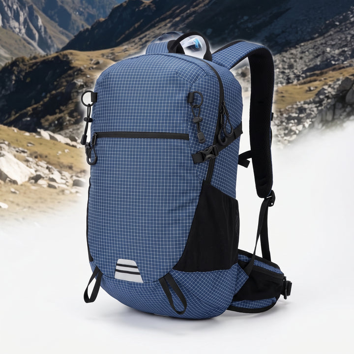 Lightweight Hiking Backpack with Secure Daypack Trekking and Pattern - Orange