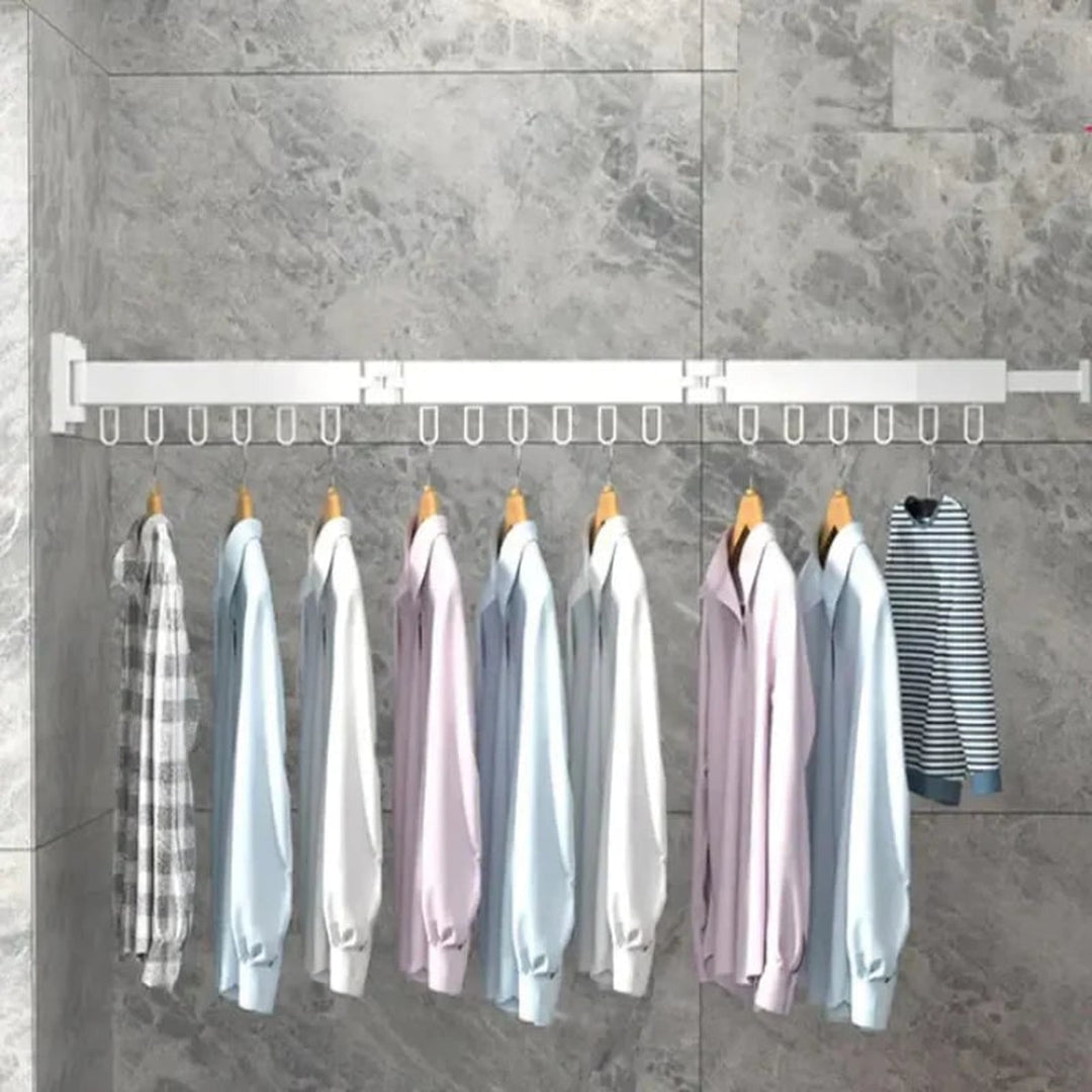 Wall Mount Drying Rack With SnapDry Quick Fold And One-Touch Folding Design For Space-Saving Laundry Storage - Image 6