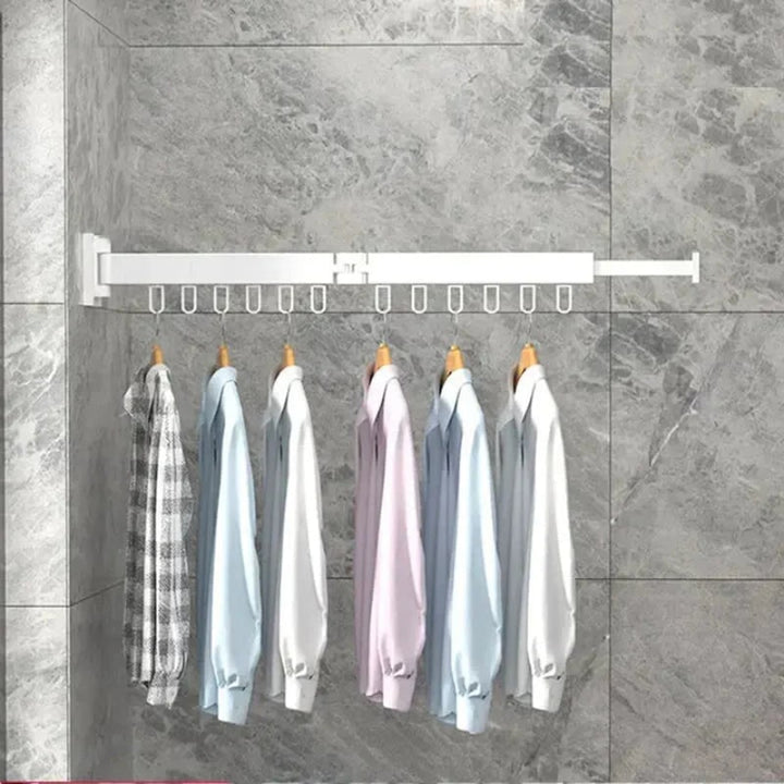 Wall Mount Drying Rack With SnapDry Quick Fold And One-Touch Folding Design For Space-Saving Laundry Storage - Image 5