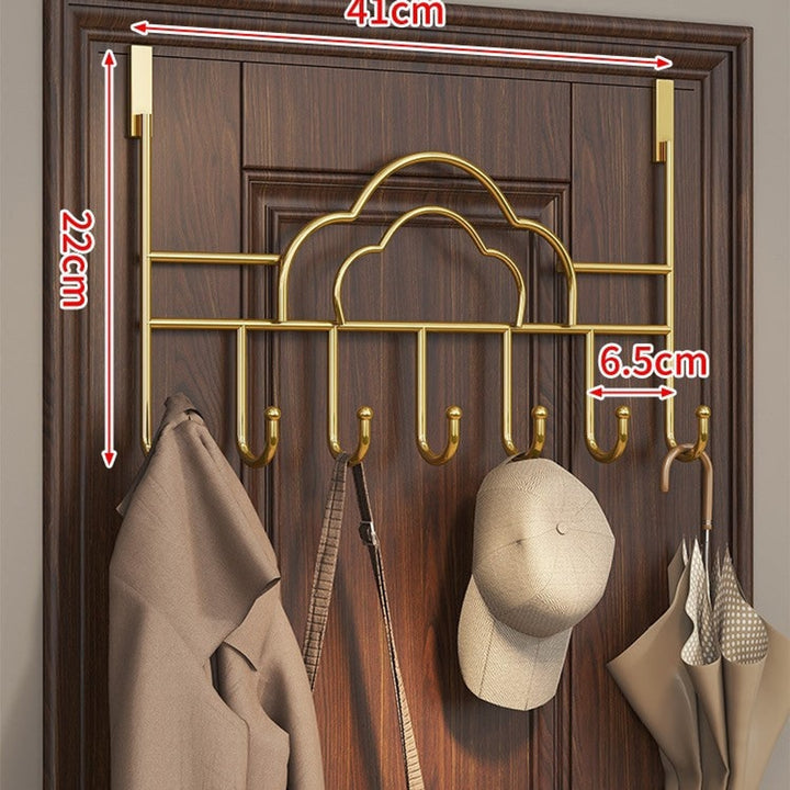 Wall Mounted Coat Rack with Secure Cloud Shape and Frame - Image 3
