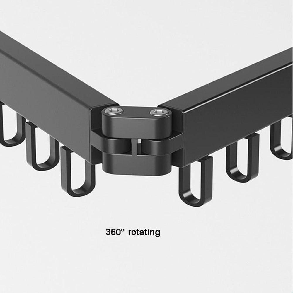 Wall Mounted Drying Rack Retractable Space-Saving Design Reclaim Valuable Floor Space - Image 14