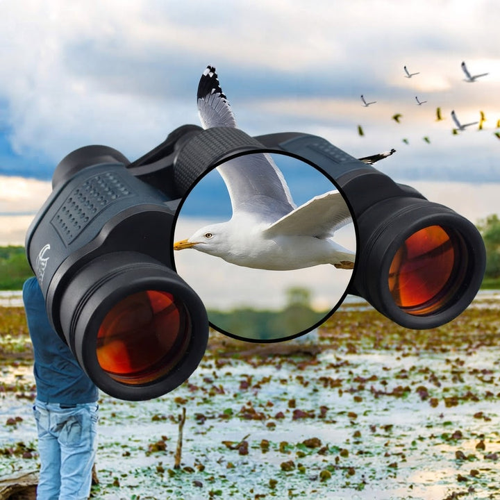 Waterproof Binoculars With 60x High Magnification And Night Vision For Outdoor Adventures - Image 1