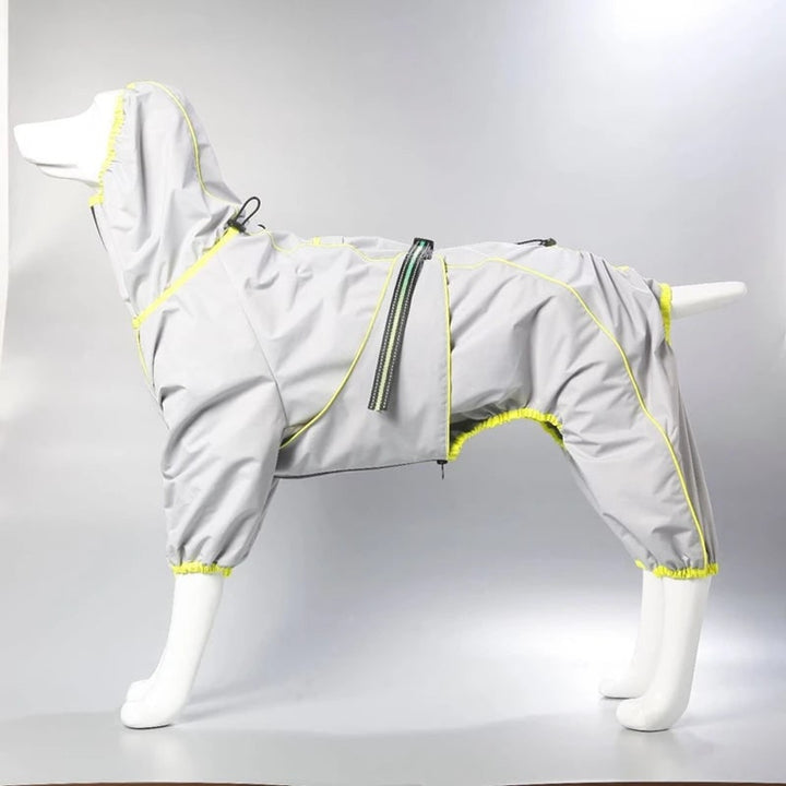 Waterproof Dog Raincoat With Legs For Large Dogs Windproof Snowproof Pet Jacket - Image 3