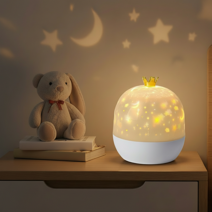 Sterrenprojector voor kinderen – LED nachtlampje met thema-schijven