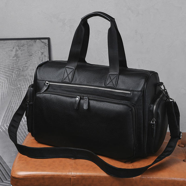 Weekender Travel Bag with Adjustable Duffel and Zippered Compartments - Image 1