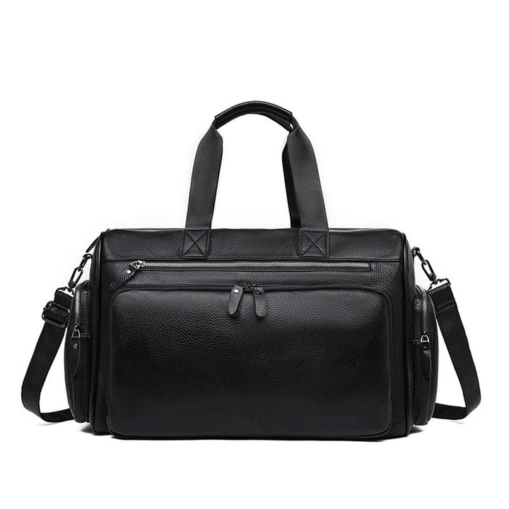 Weekender Travel Bag with Adjustable Duffel and Zippered Compartments - Image 6