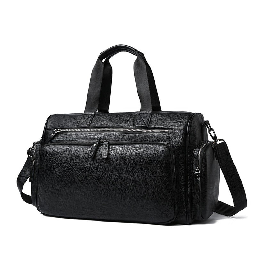 Weekender Travel Bag with Adjustable Duffel and Zippered Compartments - Image 3