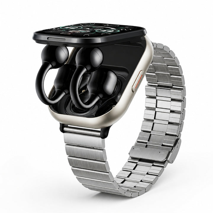 Wireless Earbuds Integrated Into A HD Touchscreen Smartwatch - Image 8
