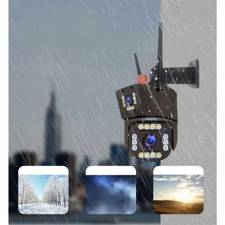 Wireless Security Camera With Solar Panel Completely Autonomous Full 360° Rotation Intelligent Motion And Human Detection - Image 6