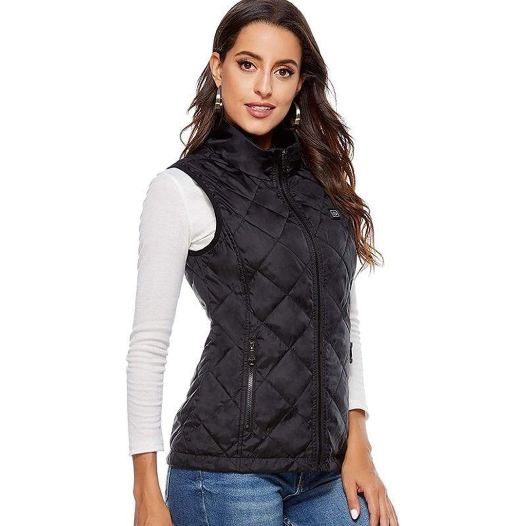 Women's Heated Vest With USB Rechargeable Electric Heating For Chest And Back - Image 3