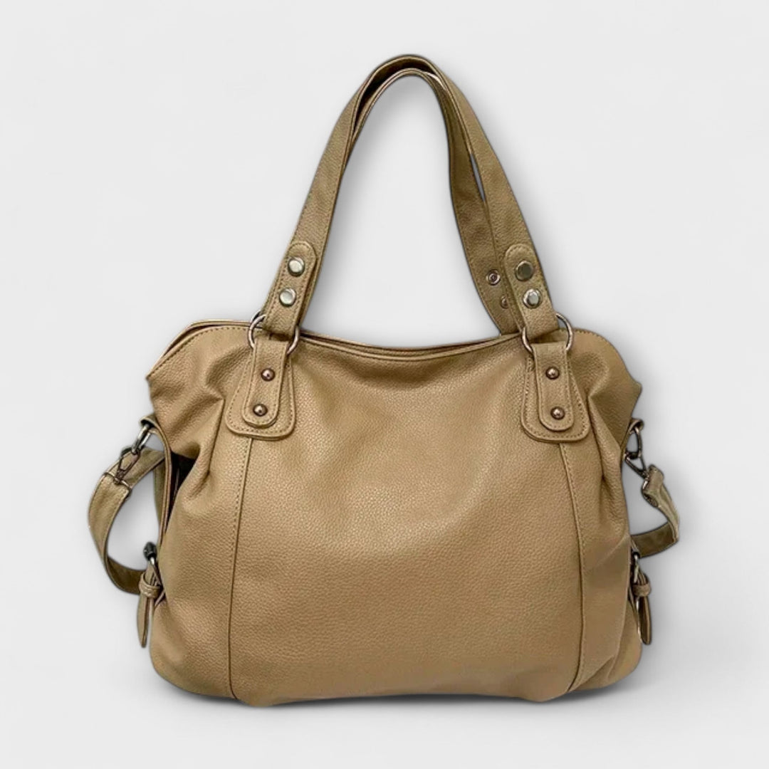 Women's Shoulder Bag with Streamlined Hobo Silhouette and Soft Leather - Image 8