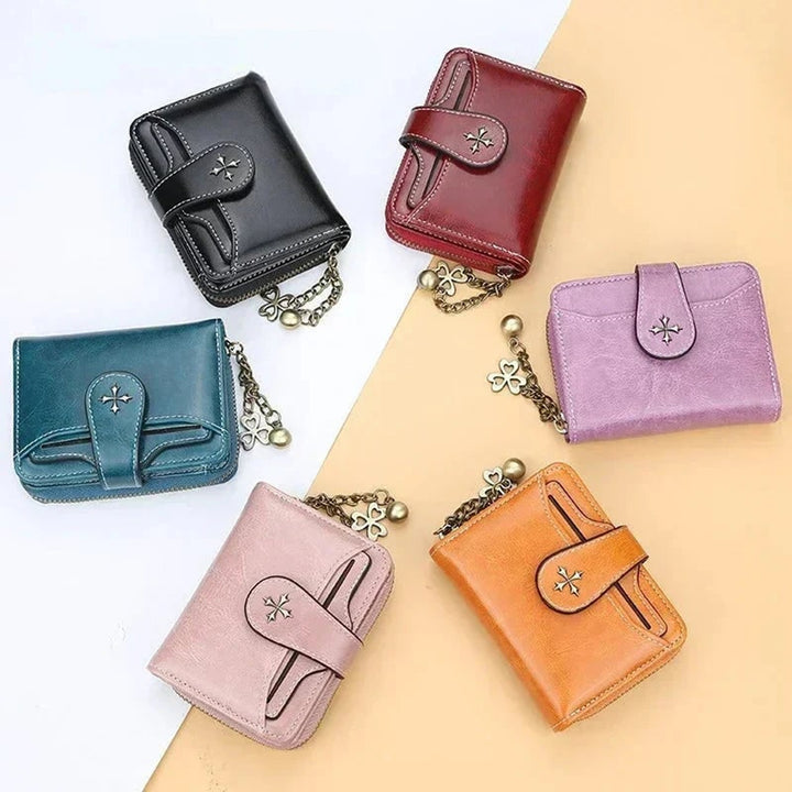 Women's Wallet with Streamlined Compact Design and Chain - Image 1