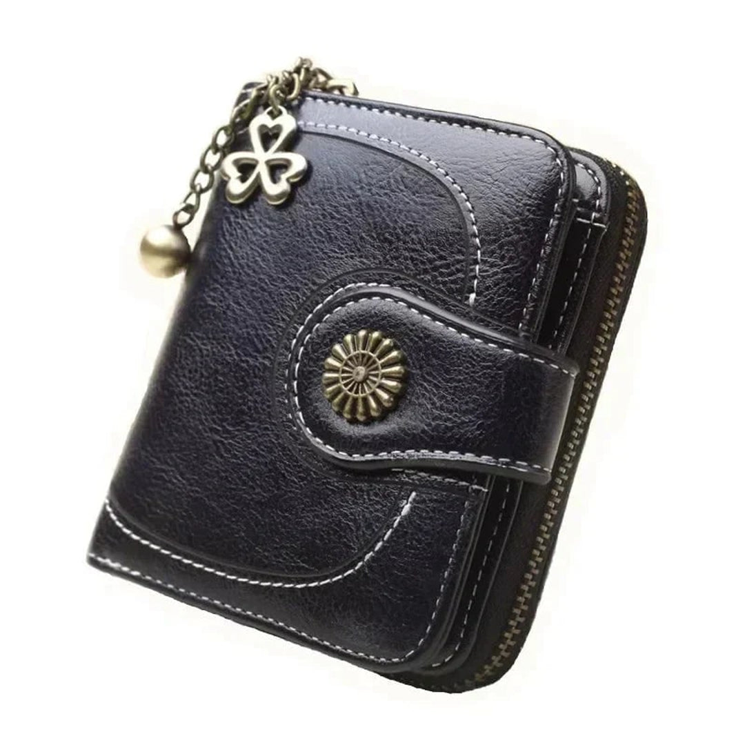 Women's Wallet with Streamlined Compact Design and Chain - Image 11