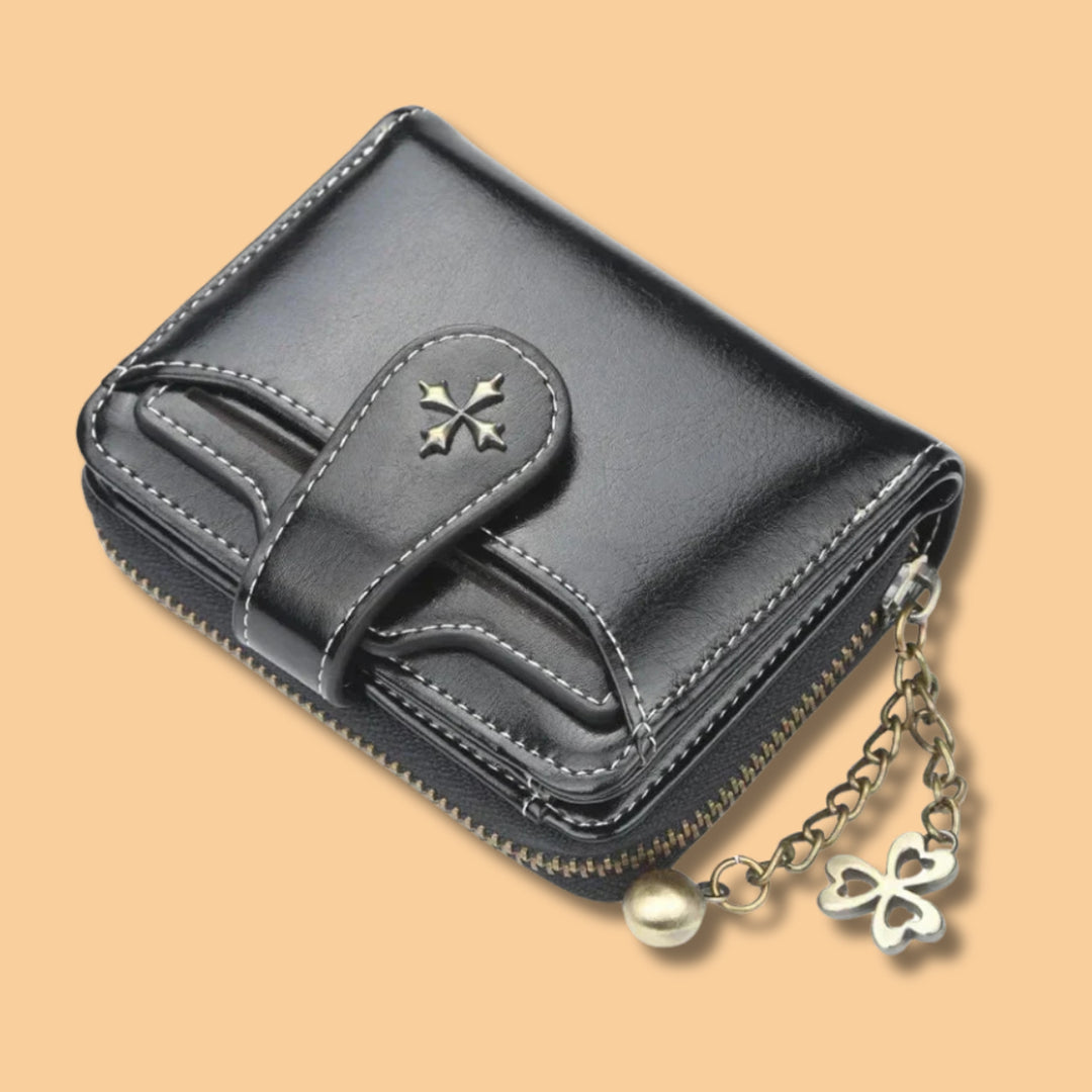 Women's Wallet with Streamlined Compact Design and Chain - Image 13
