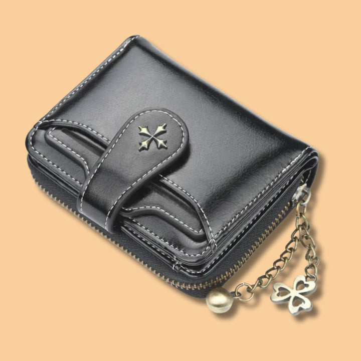 Women's Wallet with Streamlined Compact Design and Chain - Image 13
