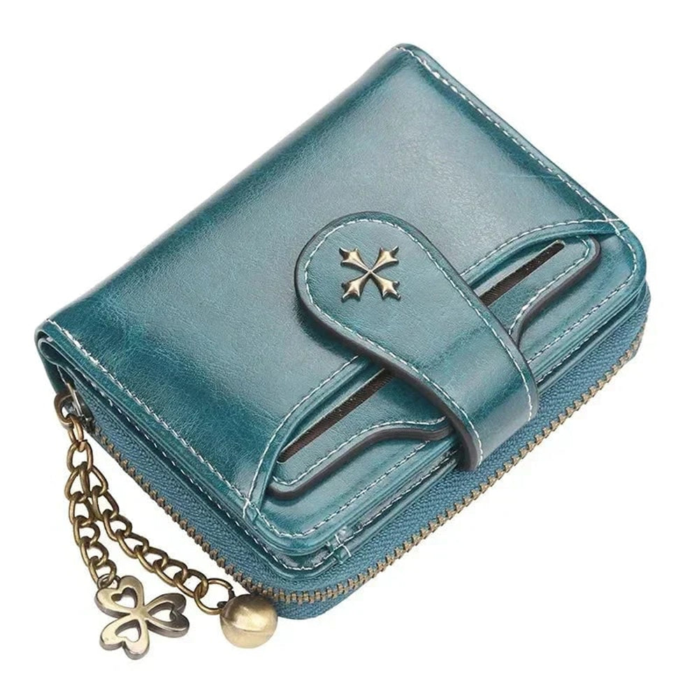 Women's Wallet with Streamlined Compact Design and Chain - Image 4
