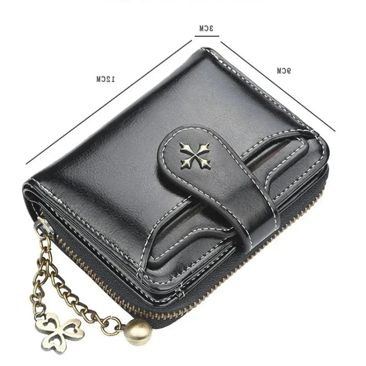Women's Wallet with Streamlined Compact Design and Chain - Image 6