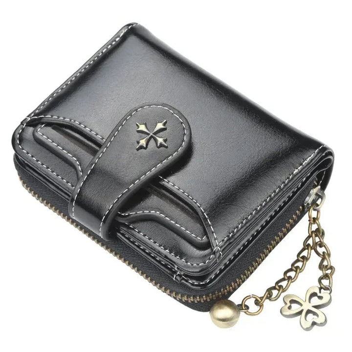 Women's Wallet with Streamlined Compact Design and Chain - Image 9