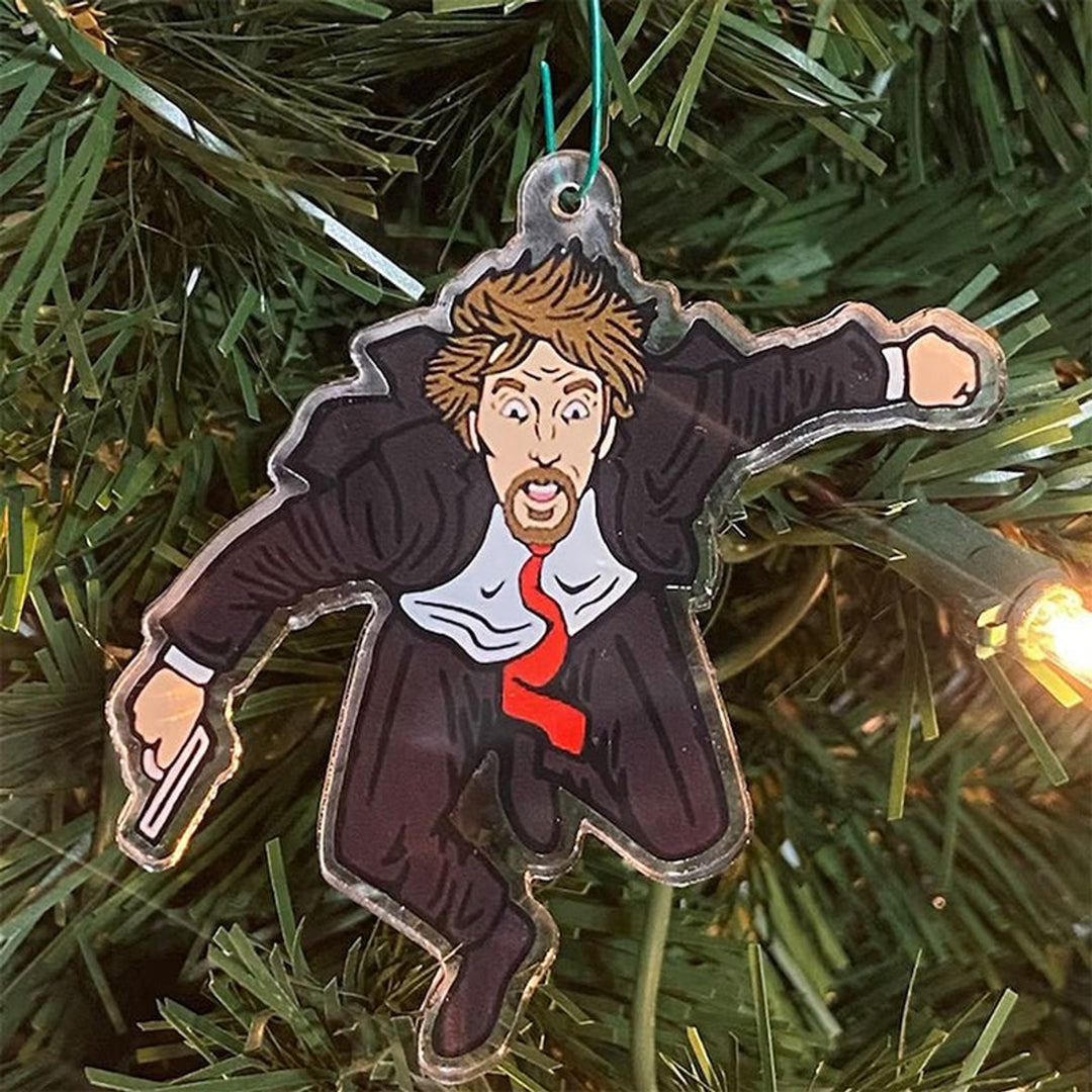 Wooden Advent Calendar Die Hard Nakatomi Plaza With Rotating Hans Gruber Figure - Image 4