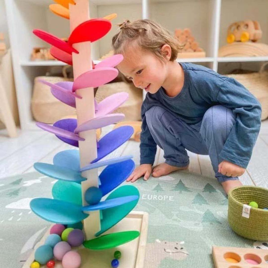 Wooden Sound Tower For Toddlers Chromatic & Auditory Exploration Sensory Toy - Image 3