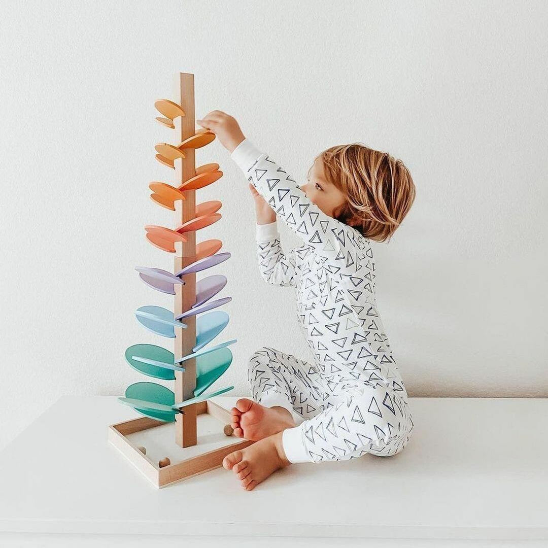 Wooden Sound Tower For Toddlers Chromatic & Auditory Exploration Sensory Toy - Image 4