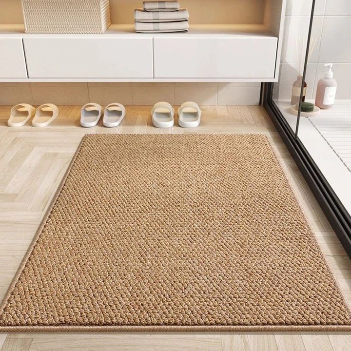 Woven Texture Absorbent Door Mat With Non-Slip Backing Quick Drying And Machine Washable - Image 8