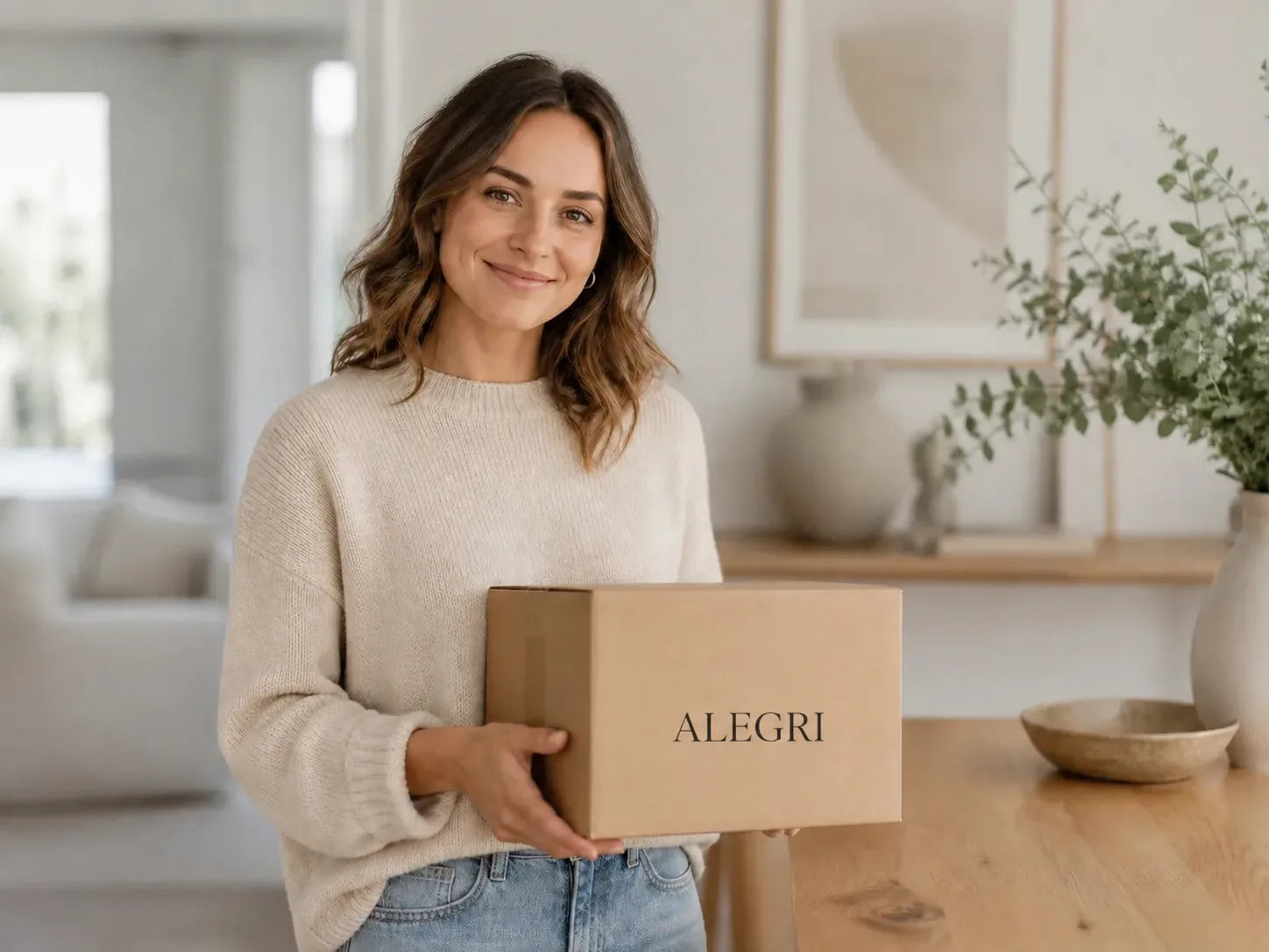 Alegri order arriving at home
